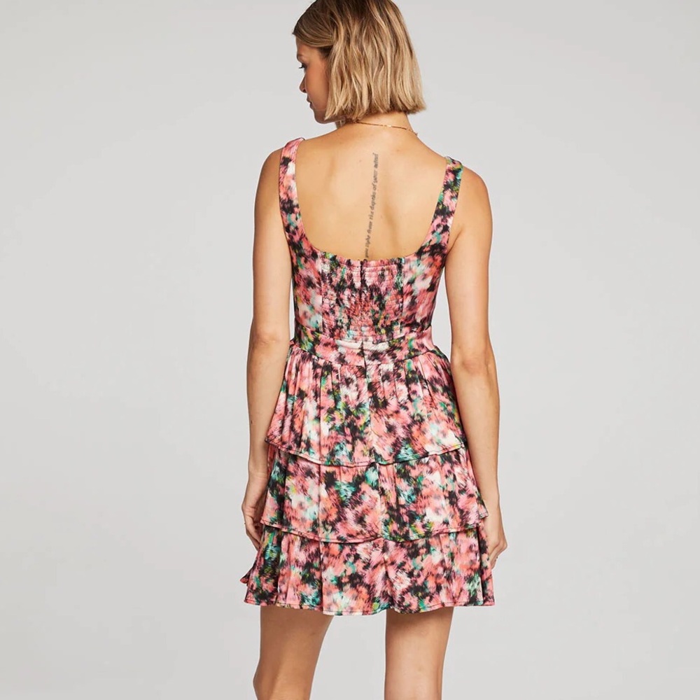 Lana mini tiered skater tank dress - NWT - Large - Multicolor - Picture 2 of 7